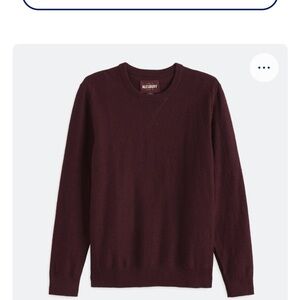 Alesbury Men's V-Neck Maroon Sweater